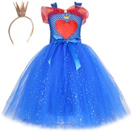 Descendants 3 Descendants Halloween Costume Children's Gauze Dress Girl Princess Pettiskirt Dress