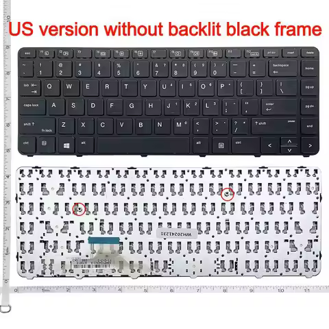 English Laptop Keyboard for HP for EliteBook Folio 1040 G3 HSTNN-Q99C keyboard US silver