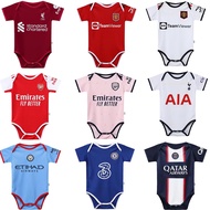 2022-23 Kids football Jersey Baby Romper Toddler Clothing Infant Jumpsuit Crawling Suit Liverpool MU Arsenal Chelsea Manchester City jerser