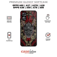Glossy Softcase For OPPO A60 A17 A17K A18 A38 A58 A78 A98 4G 5G [Oni Demon]