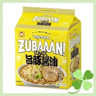 Maruchan ZUBAAAN! Garlic Umami Pork Soy Sauce 3-serving pack (9 x 125g x 3-serving packs total 27 pcs / bagged noodles) Instant Instant Ramen Noodles Boxed Buy Toyo Suisan Zubaan