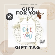 Gift for you Gift tag - Hang tag Greeting Card Gift sticker hampers parcel box christmas Birthday christmas cny ramadan lebaran