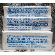 Collar Roll Youhe Non-Woven Gauze Block Pad 200 Pieces/Pack 4Ply Disposable Face Wash Towel Beauty G