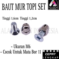 BAUT MUR TOPI STAINLESS PAPAN BANTING REGISTER ALAT SABLON