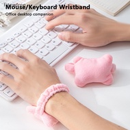 Fitow Plush Hand Pillow Mouse Wrist Guard Mouse Wrist Rest Mouse Wrist Band Support Cushion Hair Band Elastic Band Anti-wear Hand Rest FE