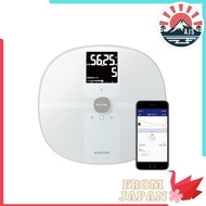 Elecom Body Composition Scale with Wi-Fi Connection and Backlight Carpet Feet (Weight/Visceral Fat L