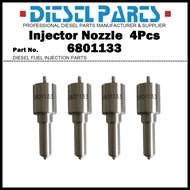 4Pcs Fuel Injector Nozzle Tips 6801133 81867538 for Ford New Holland 2450 2550 5610S 5640 6610S 6640