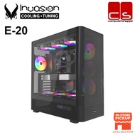 Invasion E-20 ATX Gaming Case Black (INFINITY Flashlux FAN)