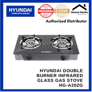 Hyundai Double Burner Infrared Glass Gas Stove HG-A202G (House Hacks)