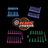 MESIN Fizr engine block bolts full set Fizr f1zr Titan gr5 engine block original Vietnam