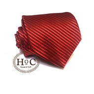 Houseofcuff Slim Neck Tie Best Man WeddingPOLOS RED LISTED TIE Red Tie