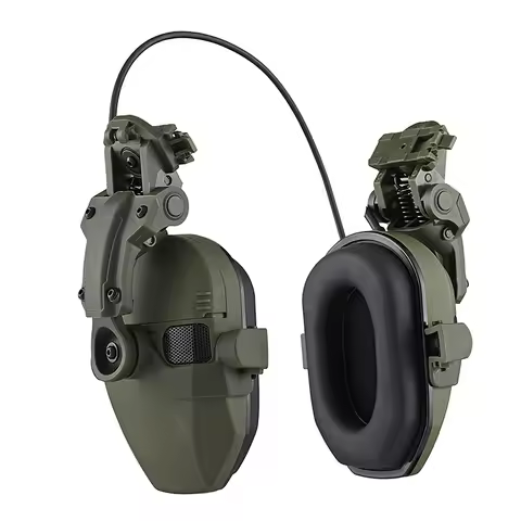 Tactical Helmet Headset Active Noise Canceling Ear Protection Shooting Hunting Hearing Defender Helm