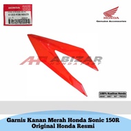 MERAH 61302-K56-N00ZB Right Headlight Ears for Sonic 150 R Red Original Honda Official