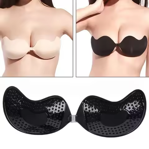 Invisible Stick-On Lift Bra, Strapless & Seamless Push Up Anti-convex Bra, Women's Lingerie & Underw