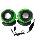 AS-006 USB Computer Speaker (Green)