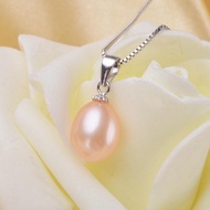 Mặt dây chuyền ngọc trai thật 7li chuôi bạc