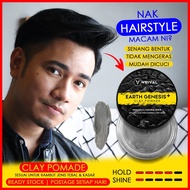 VRIVAL Clay Pomade 60g | Minyak Rambut Lelaki Terbaik | Original Hair Styling Matte Wax Men Strong H