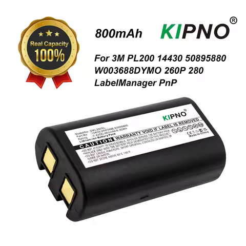 Printer 800mAh Battery For 3M PL200 14430 S0895880 W003688 DYMO LabelManager 260P 280 260 PnP