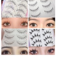 One Piece Eyelashes/natural Simulation Barbie Comic Eye Devil False Eyelashes/lazy Whole Fishtail False Eyelashes/fairy Hair/Korean Girl Group Transparent Stem False Eyelashes