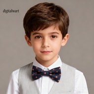 Digital| Children Bow Tie Adjustable Children Bow Tie Colorful Printed Bow Ties for Kids Perfect for