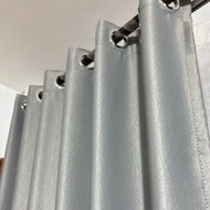 Premium Matte Blackout Curtains 6 Waves 12 Ring