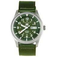 Brand NEW Seiko 5 Sports Army Green Nylon Military SNZG09 SNZG09K1 SNZG09K Mechanical Watch