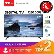 Led Digital TV 32 Inch TCL Type: 32D3000B (Khusus Daerah Medan)