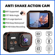 Anti Shake Action Camera Motorcycle Dash Cam Outdoor Waterproof Video Camcorder