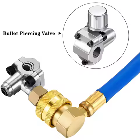 Bullet Piercing Valve with Spanner Line Tap Faucet Valve Kit Zinc Alloy BPV-31 Piercing Valve Line T