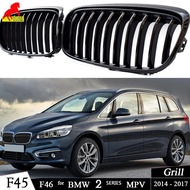 Car Front Bumper Kidney Grille Grill for 2014-2018 BMW 2 Series F45 Active Tourer Pre-LCI F46 GT Gra