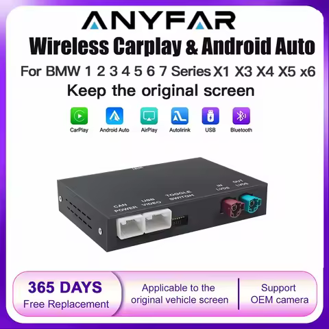 Wireless CarPlay For BMW NBT CIC System 1 2 3 4 5 6 7 Series X1 X3 X4 X5 X6 MINI F56 F15 F16 F25 F26