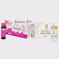 NEW MOON [Bundle] New Moon Inner Radiance Collagen Drink 50ml x 10 bottles + Bird's Nest with Collagen Strips 150g x 6 bottles