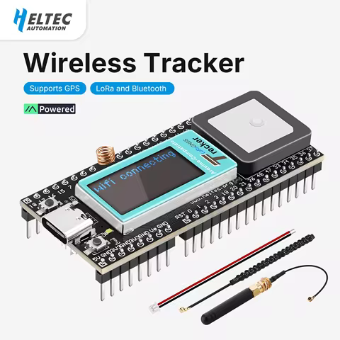 Heltec ESP32 LoRa Meshtastic Asset Tracker SX1262 Wi-Fi Bluetooth GPS Tracker for Vehicle Bike Kids 