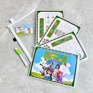 SG CustomMade - 3-4 Year Old Cocomelon JJ Family Customize Personalize Activity Book | Game Pack | B