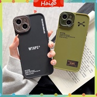 Hard Plastic Phone Case Fashion Electroplated lens WTAPS suitable for iPhone14 13 12 Mini 11 PRO MAX