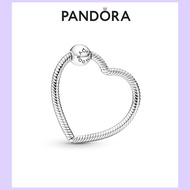 Pandora Heart shaped String Hanging Ring Couple Style 925 Silver