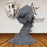 AUSPDICE Miniatur RPG Meja 28mm untuk Permainan Peranan DND-AS151 |   Figura Raksasa Cacing Ungu Tan