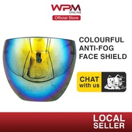 Face Shield Colorful Anti Fog Protection Eye Transparent Full Face Shield Waterproof Reuseable