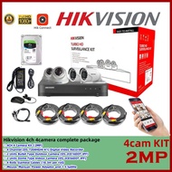 XXX (IN STOCK)HIKVISION Origal CCTV Camera Kit 48 CH CCTV 1080p HD 2MP Camera DVR Complete CCTV Package