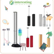 INTERESTING Electric Foam Maker, 3 Speed Settings Rechargeable Wireless Milk Frother, Electric Power