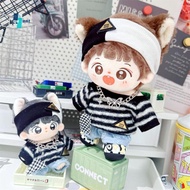 QUANTUMSKY 10cm 20cm Doll Clothes, Cloth Soft Cotton Doll Accessories, Kawaii Sweet Changing Clothes