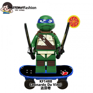 การก่อสร้างบล็อกของเล่นรุ่น Tmnt Liaoyue เต่านินจาการก่อสร้างแร๊ดไมค์วันเกิดส่วย