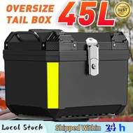 【TANKER ABS TOP BOX】38L 45L Top Box Double-layer Waterproof Universal Motorcycle Box Motorcycle Alum