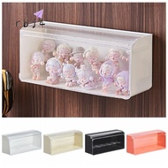 RBJ4 Transparent Figures Display Rack Wall Mounted Hand-made Popmart Storage Case Dust Proof Doll Toy Acrylic Figures Display Box Studio