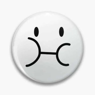 Bfdi Spongy Face  Soft Button Pin Lapel Pin Lover Clothes Cute Women Decor Creative Gift Badge Fashi