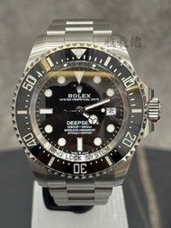 【抵玩! 水中霸王】95新 24年 ROLEX 勞力士 DEEPSEA 136660 BLACK 136660-0004 深潛型 鬼王