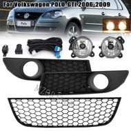 Car Fog Lights For VW Polo GTI 9N3 MK4 2005 2006 2007 2008 2009 2010 Front Bumper headlights cover L