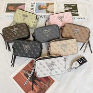 Ready Stock HOT_GUESS Trendy Brand Internet Celebrity European And American New Camera Bag Small Square Bag Chain Fashio