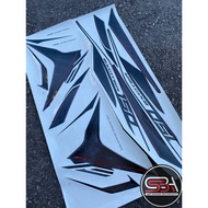 STICKER BODYSET / STRIPE COVERSET Y15 V1 V2 EXCITER RC HITAM EXCITER BLACK MORITAKA YAMAHA ORIGINAL