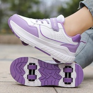 PH Skates Boys Girls Shoes Heelys Four-Wheel Skates Deformed Walking Shoes Walking Shoes Skates ETPW